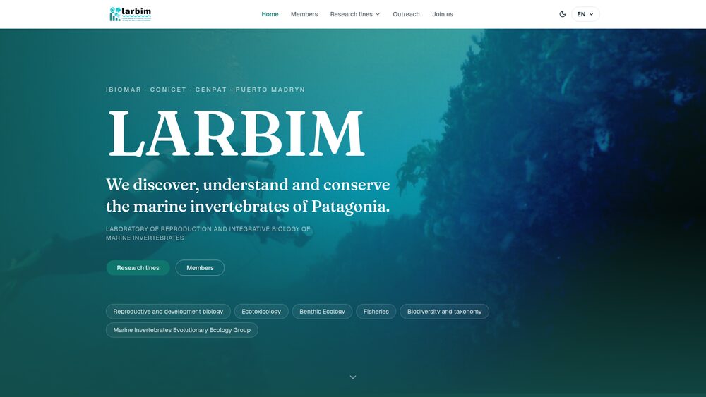 LARBIM: laboratorio de invertebrados marinos